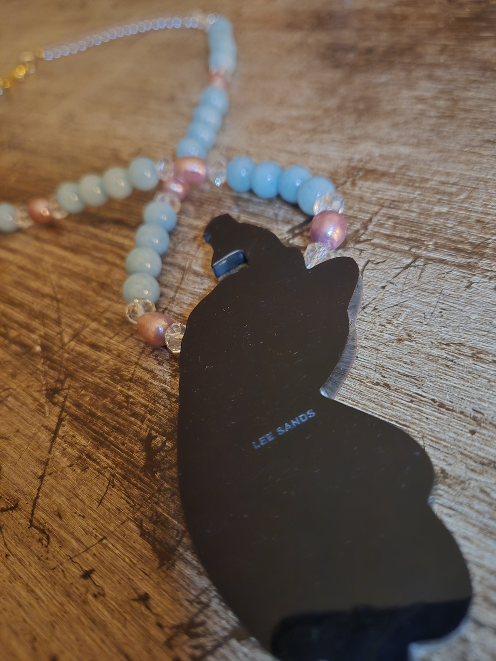 Lee Sands Vintage Peacock Necklace - Picture 5 of 9
